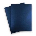 Shine MIDNIGHT Blue - Shimmer Metallic Paper - 8.5 x 11 - 32/80lb Text (118gsm) - 25 PK