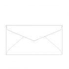 Monarch 60# White Smooth Cougar Envelopes - 2500 PK