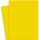 Burano BRIGHT YELLOW (51) - Folio 27.5X39.3-in Lightweight Cardstock Paper - 52lb Cover (140gsm)