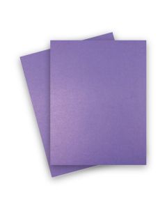 Shine VIOLET SATIN - Shimmer Metallic Card Stock Paper - 8.5 x 11 - 92lb Cover (249gsm) - 100 PK