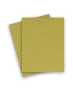 [Clearance] BASIS COLORS - 8.5 x 11 CARDSTOCK PAPER - Golden Green - 80LB COVER - 100 PK