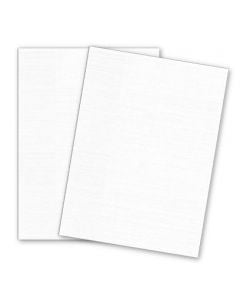 VIA Linen - PURE WHITE - 8.5 x 11 Card Stock Paper - 100lb Cover - 25 PK