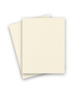 LETTRA Cotton Ecru White - 8.5X11 Letter Size Paper - 110lb Cover (297gsm) - 100 PK