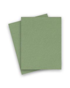 BASIS COLORS - 8.5 x 11 CARDSTOCK PAPER - Olive - 80LB COVER - 100 PK