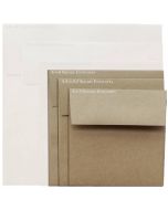Brown Bag Envelopes - KRAFT (30/78lb) - 6 in Square Envelopes - 200 PK